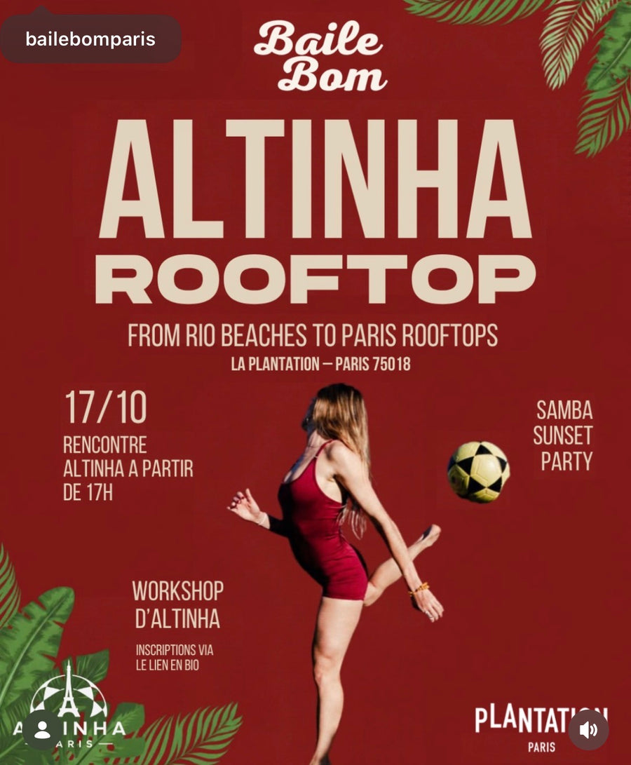 Baile Bom Altinha Rooftop Paris 17 October event poster
